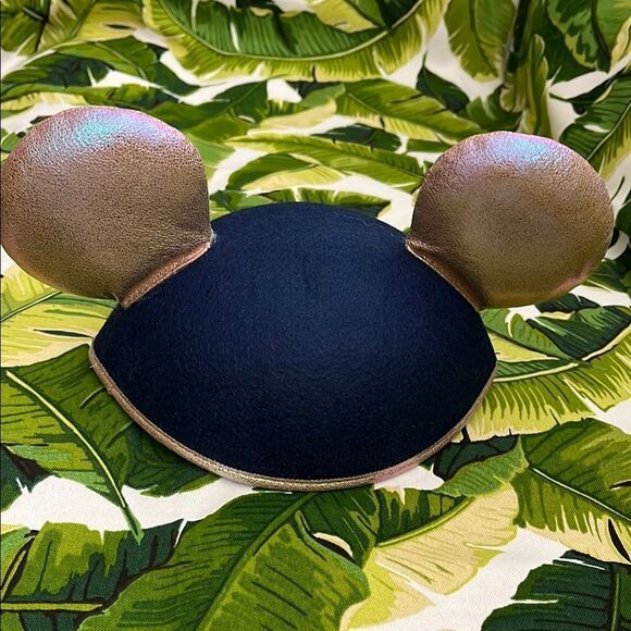 NWT Mickey Mouse Ears Hat - Black and Gold, 50th Anniversary - Picture 2 of 4